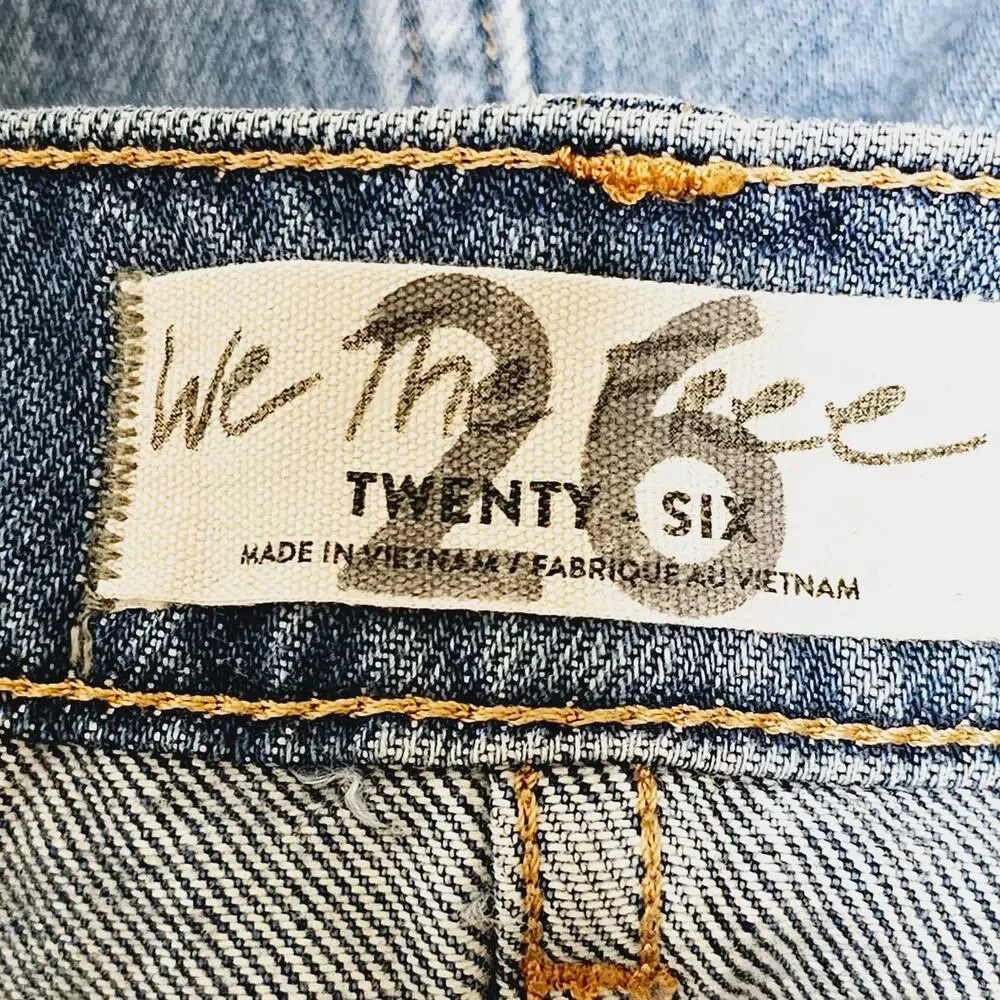 We the Free Mini Denim Skirt Women's Size 26 Casual Y2K Preppy